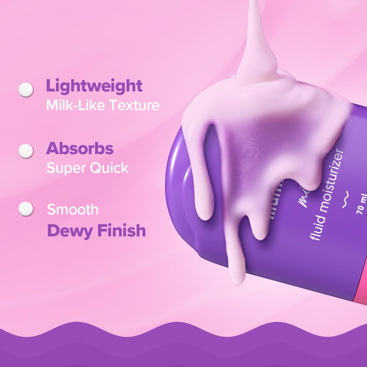 Aqualogica 5 Barrier+ Milk Fluid Moisturizer, 70ml, with Avocado & Ceramides, Fragrance-Free Light Texture - packaging (21)