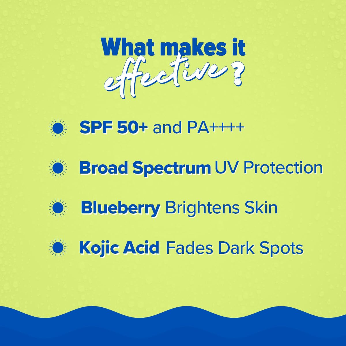 Aqualogica Bright+ Makeup-Set Sunscreen Mist SPF 50+ PA++++, 80ml, Ultra-Fine Spray, with Blueberry & Kojic Acid - label deta
