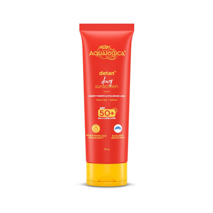 Aqualogica Detan+ Dewy Gel Sunscreen SPF 50+ PA++++ with 2% Kojic-Hyaluron Complex and Wild Berries (11)