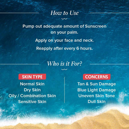 Aqualogica Detan+ Dewy Sunscreen with Cherry Tomato & Hyaluronic Acid, SPF 50 PA++++, Gel Formula, 80g, Pack of 2 - back view