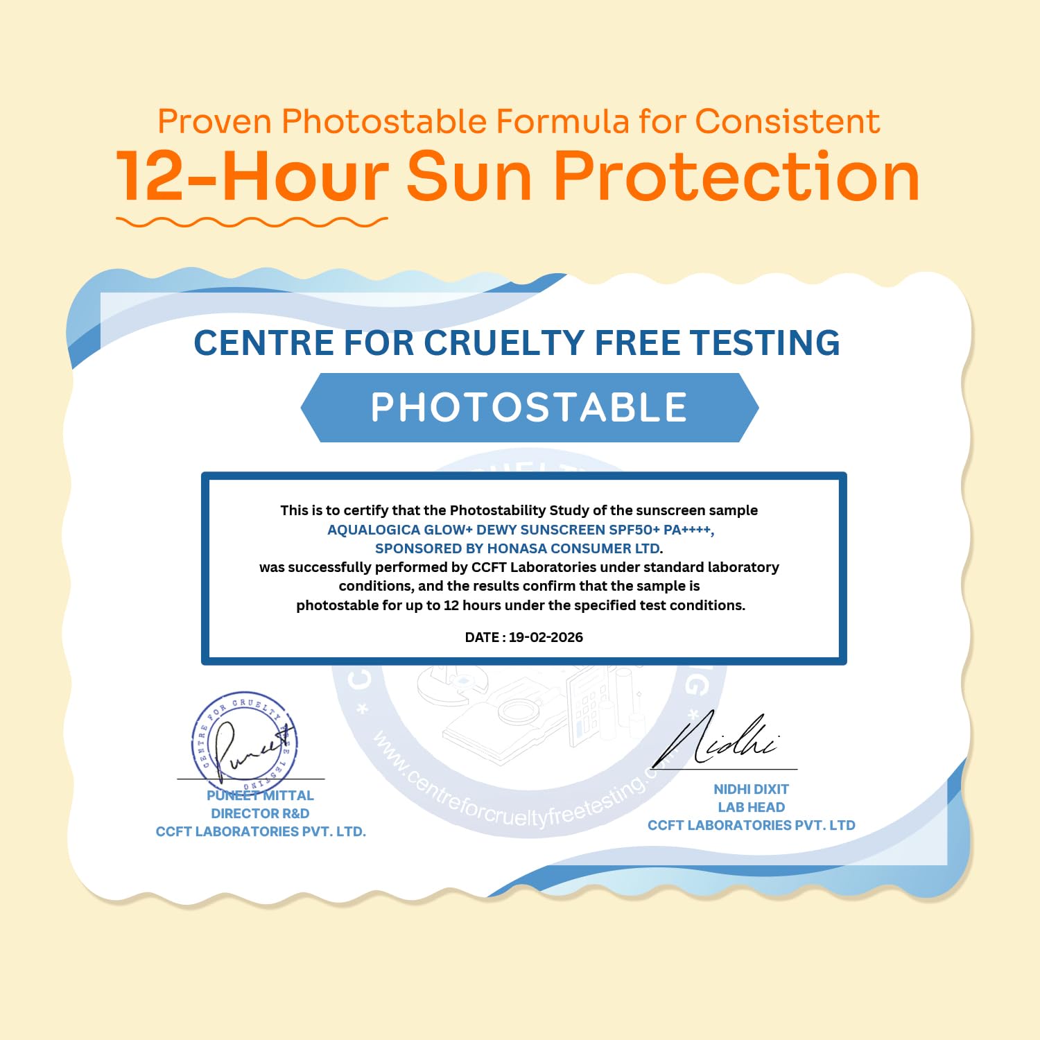Aqualogica Glow+ Dewy Sunscreen Gel SPF 50+ PA++++ with Papaya & Vitamin C, Fragrance-Free - packaging
