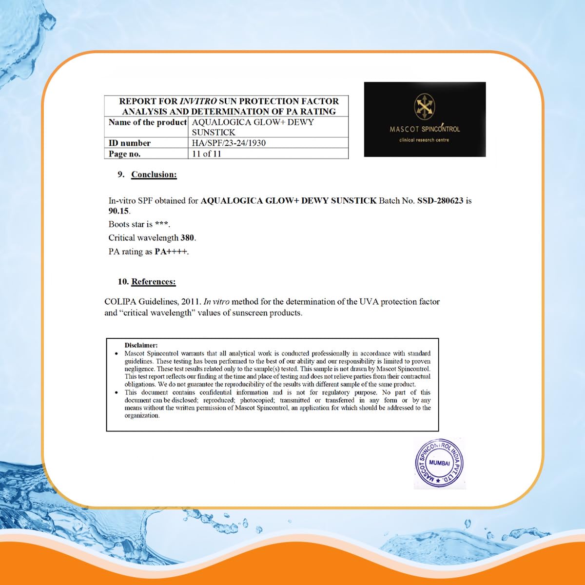 Aqualogica Glow+ Dewy Sunstick with Papaya & Vitamin C, 20g Twist-Up Stick - in use