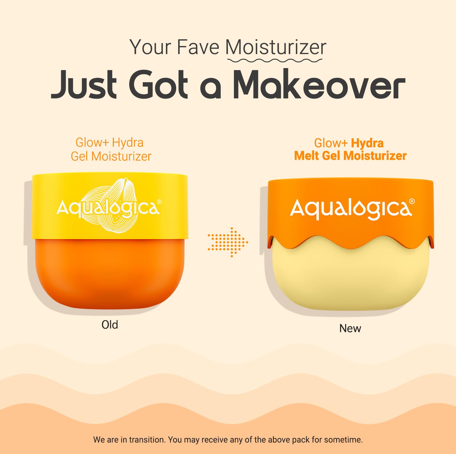 Aqualogica Glow+ Hydra Melt Gel Moisturizer, 200g, Gel Formula, Normal to Combination Skin, PETA Certified Vegan - back view