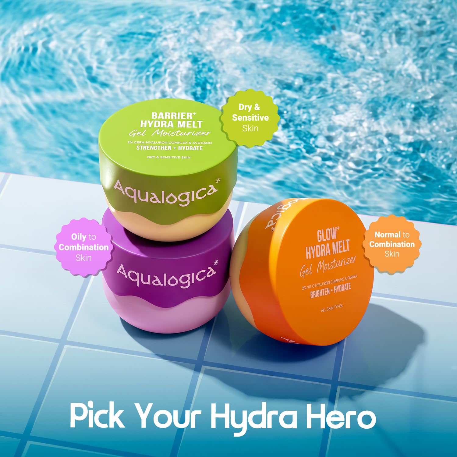 Aqualogica Glow+ Hydra Melt Gel Moisturizer, 200g, Gel Formula, Normal to Combination Skin, PETA Certified Vegan - size and s