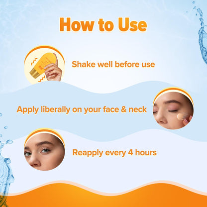 Aqualogica Glow+ Infused Tinted Sunscreen SPF 50+ PA++++, 50g, with Papaya, Vitamin C, Hyaluronic Acid - label detail