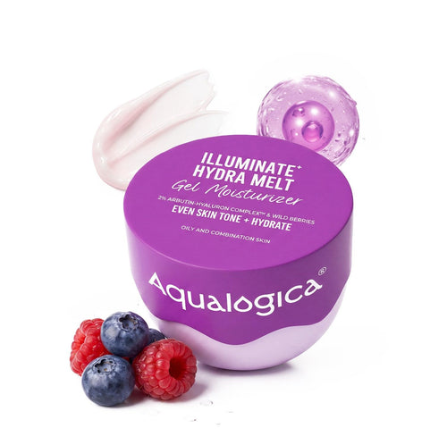 Aqualogica Illuminate + Hydra Melt Gel Moisturizer, 100g, Water-Light Formula for Oily to Combination Skin, Unisex