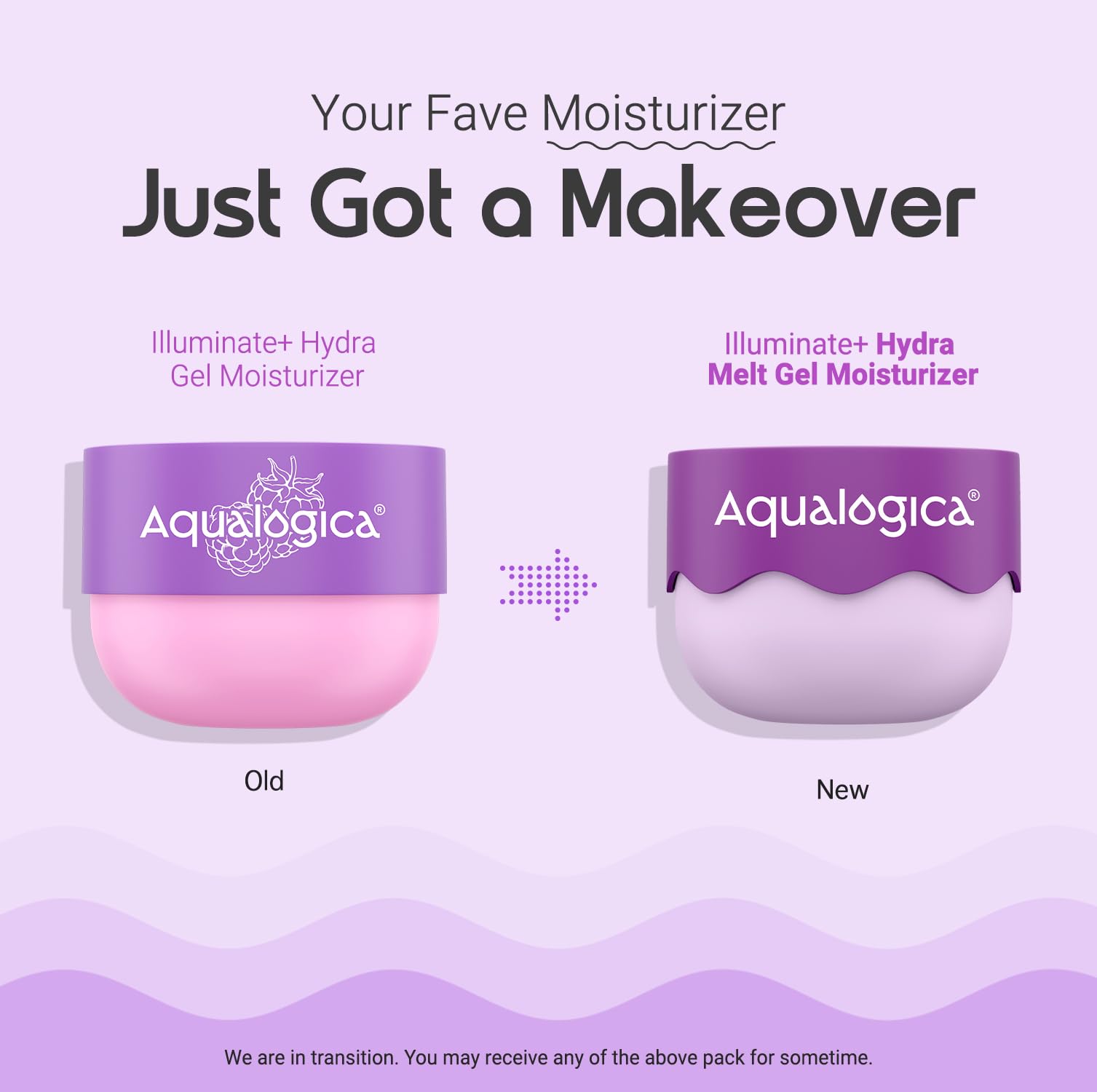 Aqualogica Illuminate + Hydra Melt Gel Moisturizer, 200g, Water-Light Texture for Oily to Combination Skin - front view
