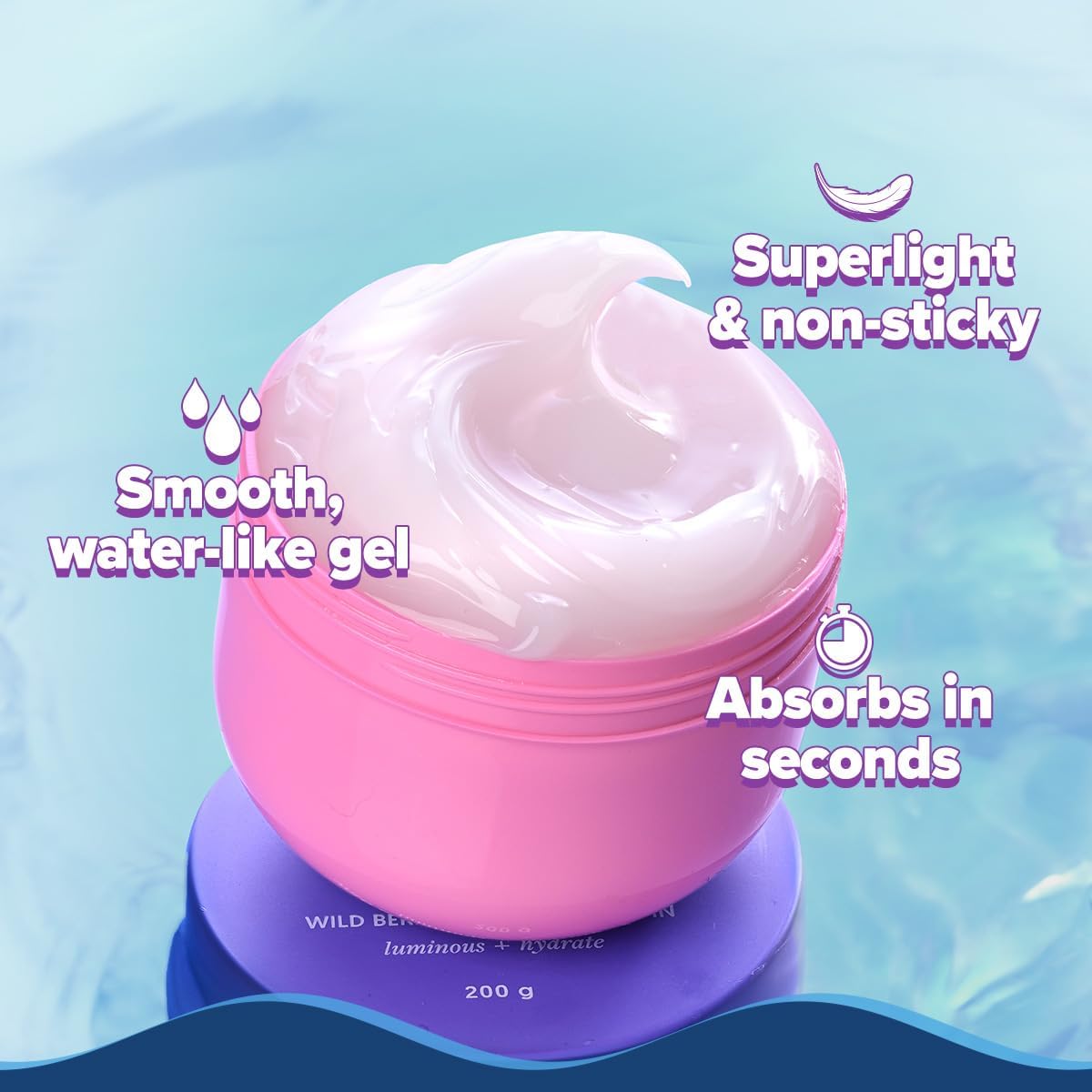 Aqualogica Illuminate+ Protect & Hydrate Kit SPF 50+ PA++++, Dewy Sunscreen 50g & Hydra Gel Moisturizer 200g - packaging