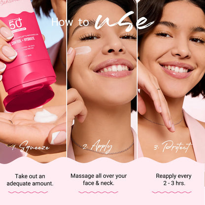 Aqualogica Radiance+ Dewy Gel Sunscreen SPF 50+ PA++++ In-Vivo Tested Fragrance-Free - label detail (14)