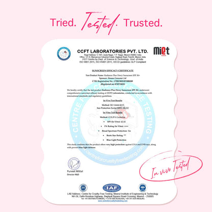 Aqualogica Radiance+ Dewy Gel Sunscreen SPF 50+ PA++++ In-Vivo Tested Fragrance-Free - close-up detail (16)