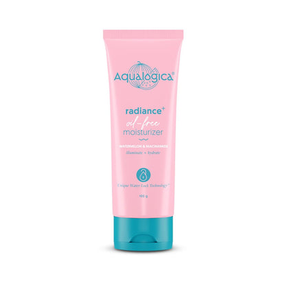 Aqualogica Radiance+ Oil-Free Moisturizer with Watermelon & Niacinamide, 100g, Unisex