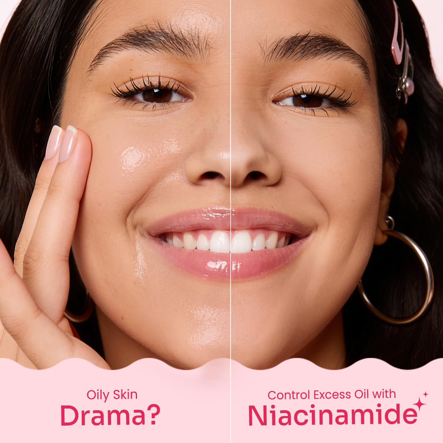 Aqualogica Radiance+ Water Light Fluid Sunscreen SPF 50+ PA++++, Fragrance-Free, 2% Nia-Hyaluron Complex - ingredients panel