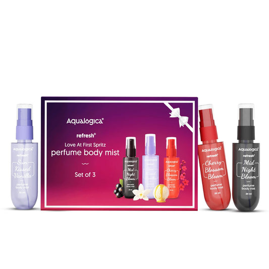 Aqualogica Refresh+ Love at First Spritz Set of 3 Body Mist, 60g, Unisex