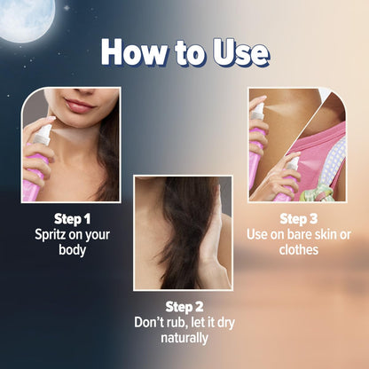 Aqualogica Refresh+ Mist Me Not Set of 3 Body Mists, 20ml Each, Travel-Friendly, Unisex - ingredients panel
