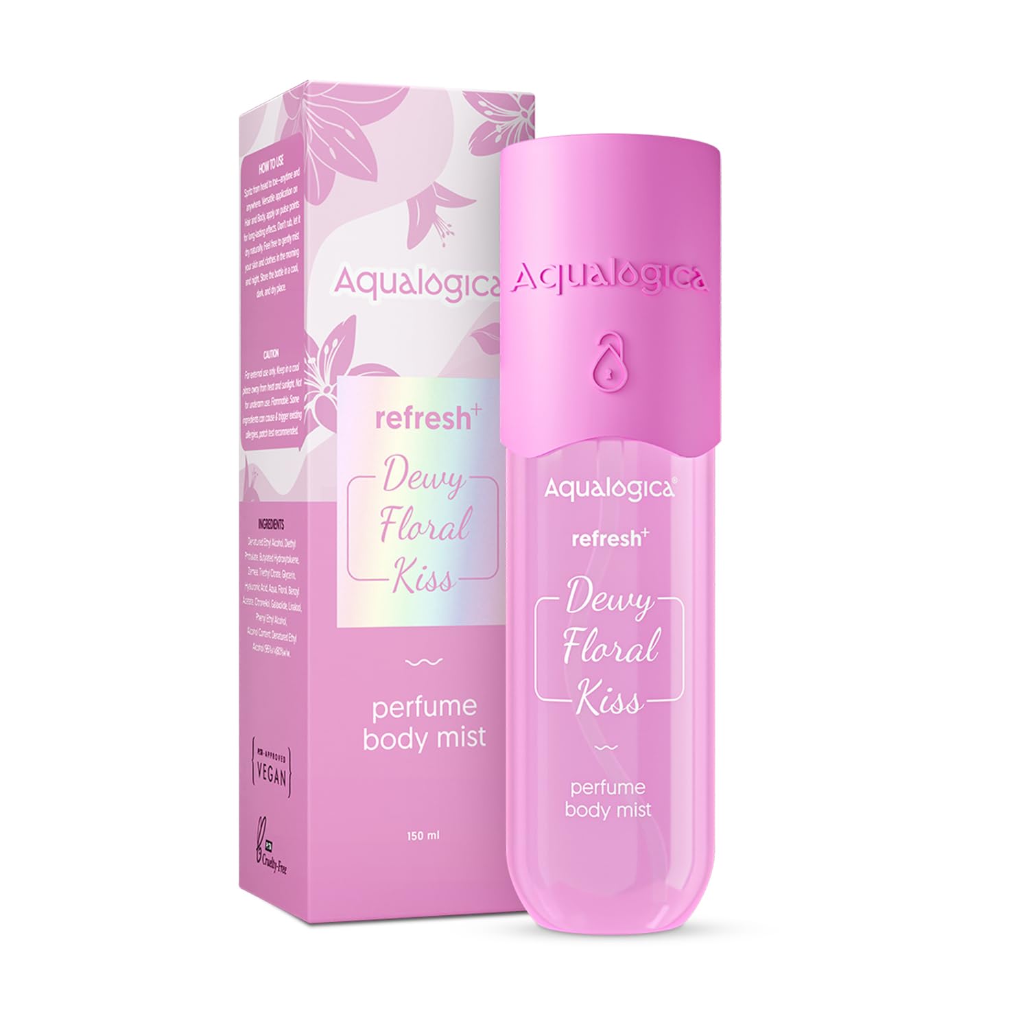 Aqualogica Refresh+ Perfume Body Mist Trio, 3x150ml, Set of 3 Fragrances, Hair & Body (10)