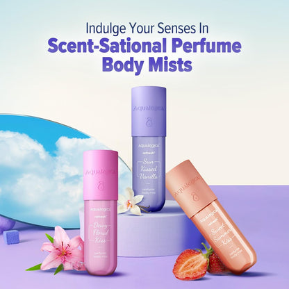 Aqualogica Vanilla Mist & Illuminate Moisturizer Duo, 150ml Body Mist + Hydra Gel Moisturizer, Unisex Eau de Parfum, 2-Piece 