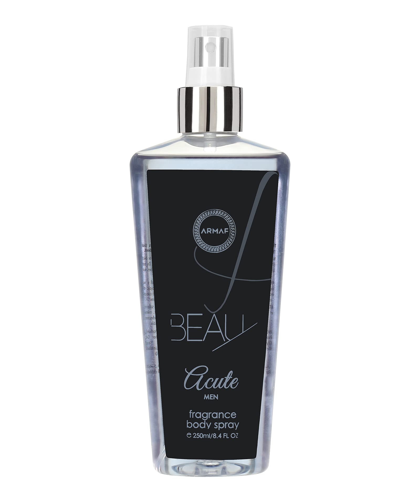 ARMAF Acute Body Mist for Women, 250ml, Citrus Floral Woody Notes, Prestige Beauty