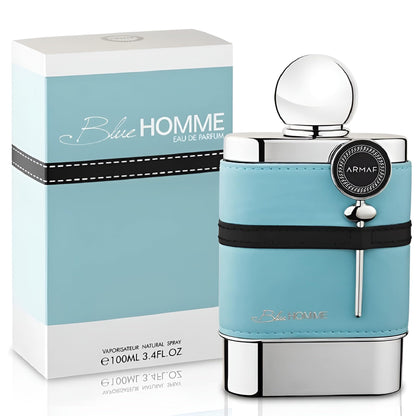 ARMAF Blue Homme Eau de Toilette for Men, 100ml, Aromatic Fresh Scent, Modern Fragrance - front view