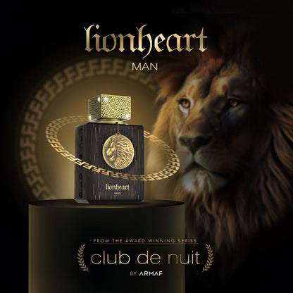 ARMAF Club De Nuit Lionheart Man Eau De Parfum, 100ml, Fougere Oriental with Lavender, Mint, Vanilla & Tobacco Notes - back v