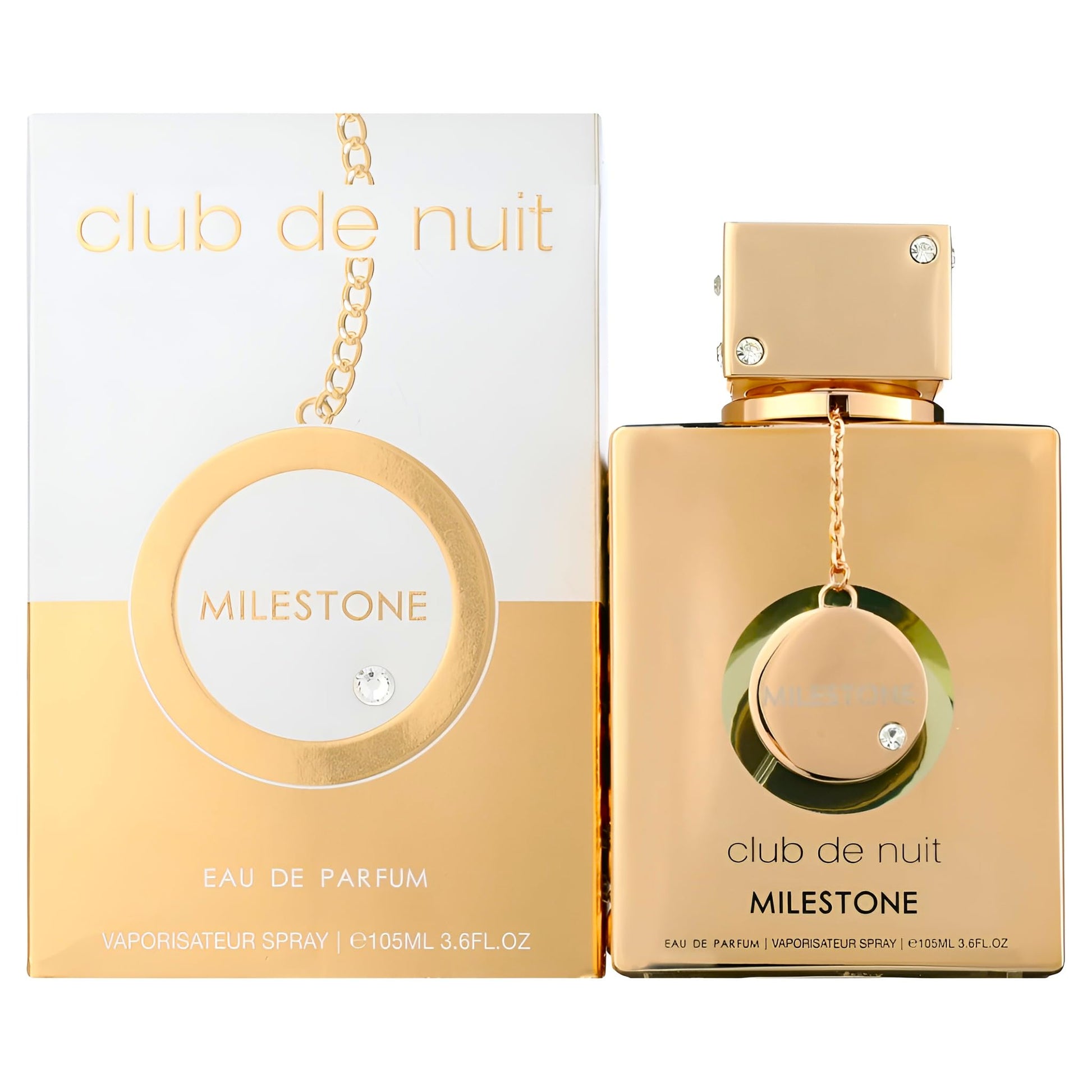 ARMAF Club De Nuit Milestone Eau De Parfum, Modern Unisex Fragrance for Adults - front view