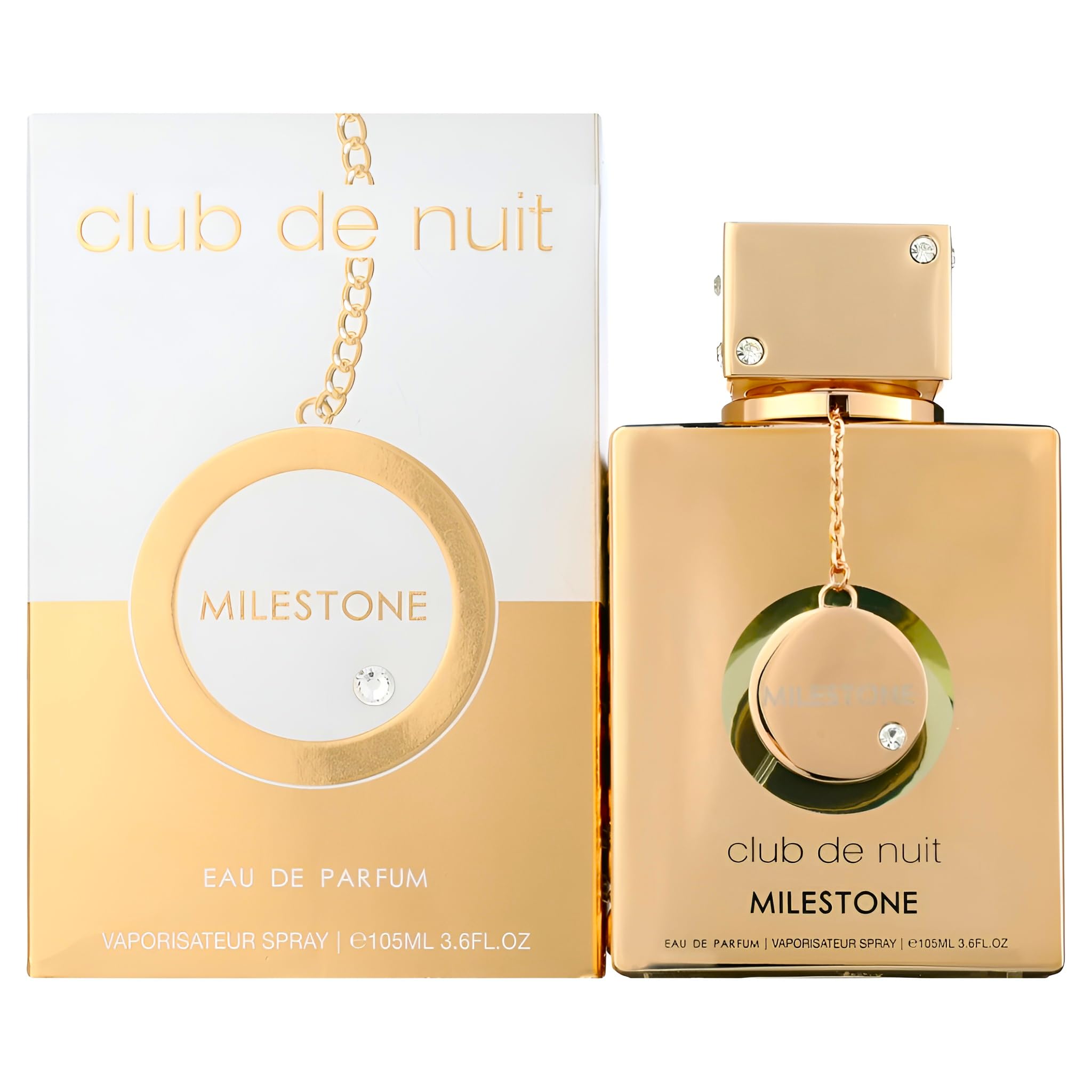 ARMAF Club De Nuit Milestone Eau De Parfum, Modern Unisex Fragrance for Adults - front view