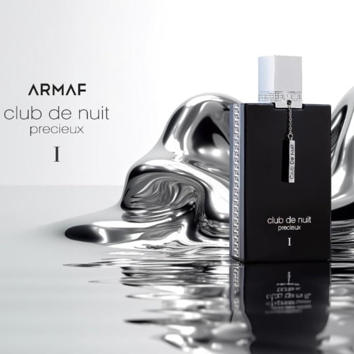 ARMAF Club De Nuit Precieux 1 Extrait De Parfum, 55ml, Men's Oriental Woody Fragrance - label detail