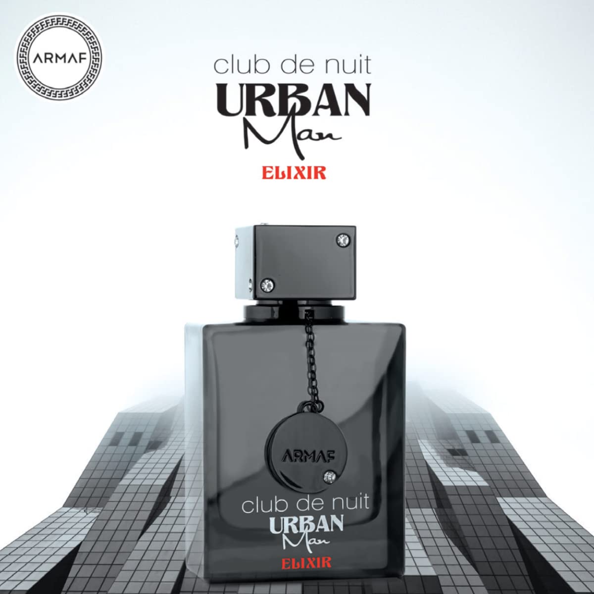 ARMAF Club De Nuit Urban Elixir Rose Eau De Parfum Spray for Men, 105ml - back view