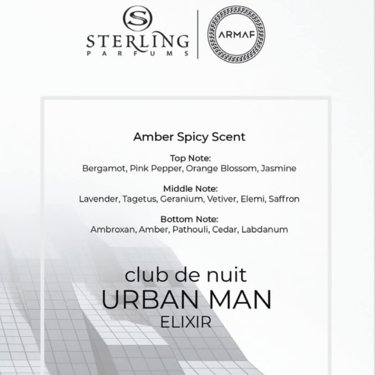 ARMAF Club De Nuit Urban Elixir Rose Eau De Parfum Spray for Men, 105ml - packaging