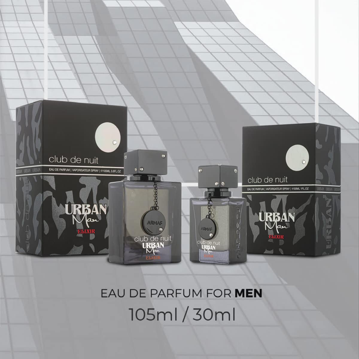 ARMAF Club De Nuit Urban Elixir Rose Eau De Parfum Spray for Men, 105ml - ingredients panel