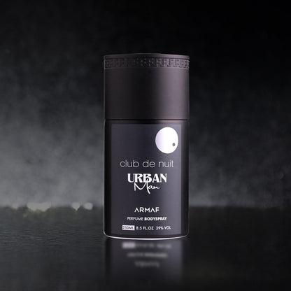 ARMAF Club De Nuit Urban Man Body Spray, 250ml Liquid, Modern Fragrance for Adult Men - front view