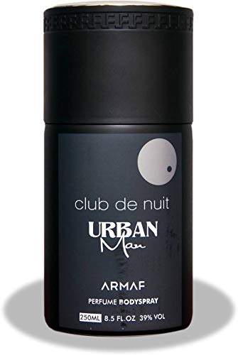 ARMAF CLUB DE NUIT URBAN MAN Perfume Body Spray for Men, 250ml, Modern Deodorant