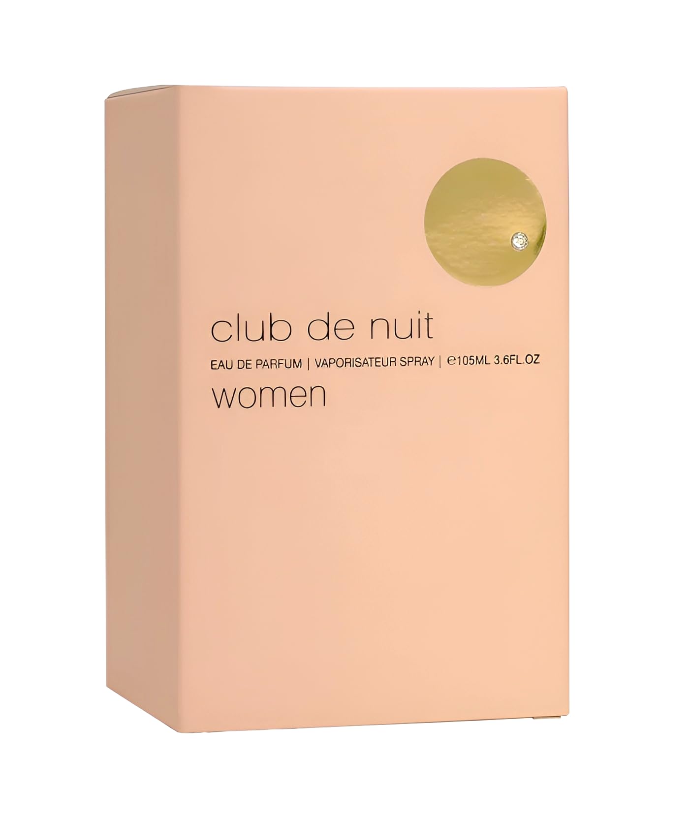 ARMAF Club De Nuit Women Eau de Parfum Spray, 105ml, Floral Fruity Fragrance with Bergamot, Rose, Jasmine, Vanilla - packagin