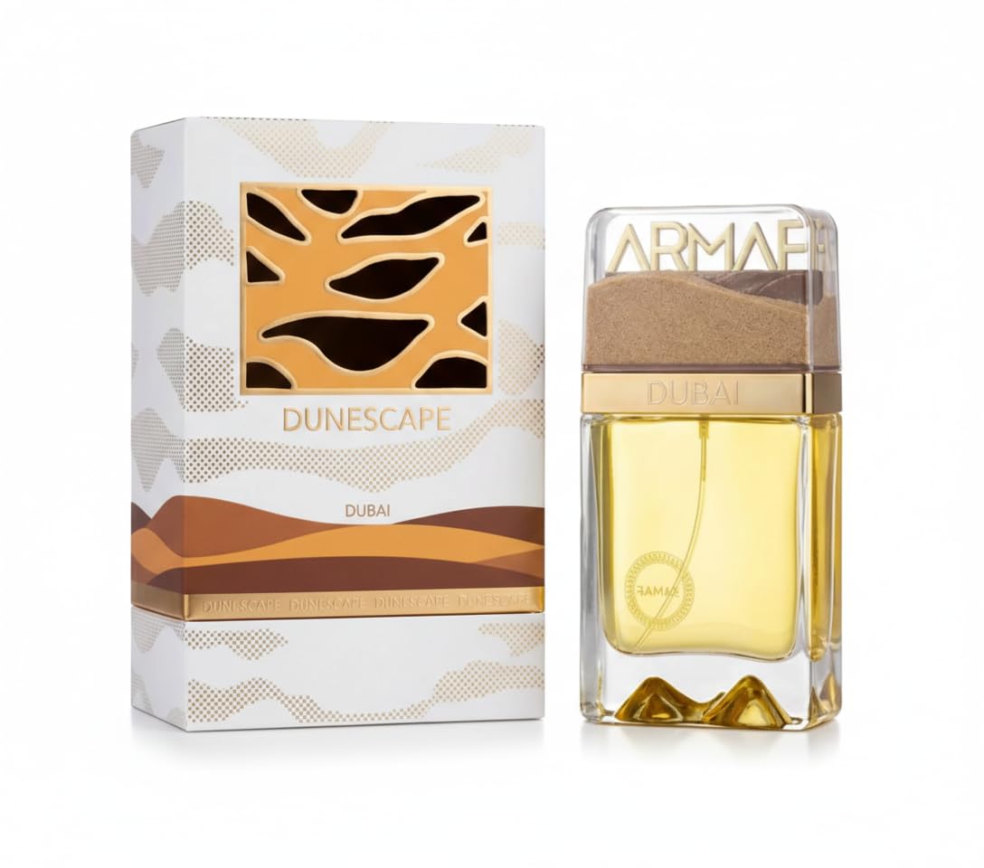 ARMAF Dunescape Dubai Eau de Parfum, 100ml, Oriental Woody Scent, Unisex, Sand-Textured Cap Bottle