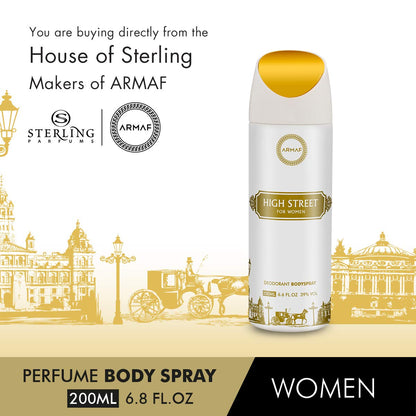 Armaf High Street Deo for Women, 200ml - front view