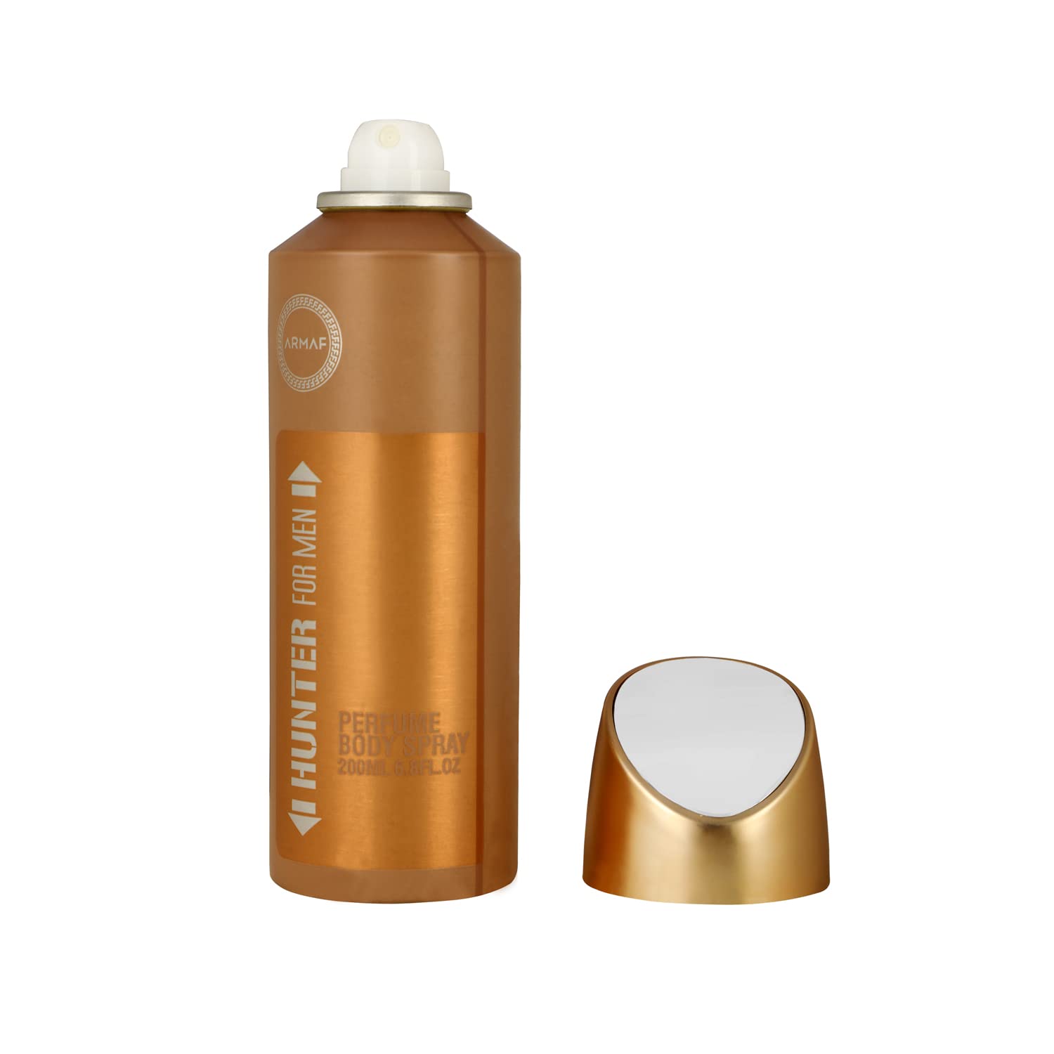ARMAF Hunter Deodorant for Men, 200ML Floral Aerosol Spray, Adult Personal Fragrance - back view