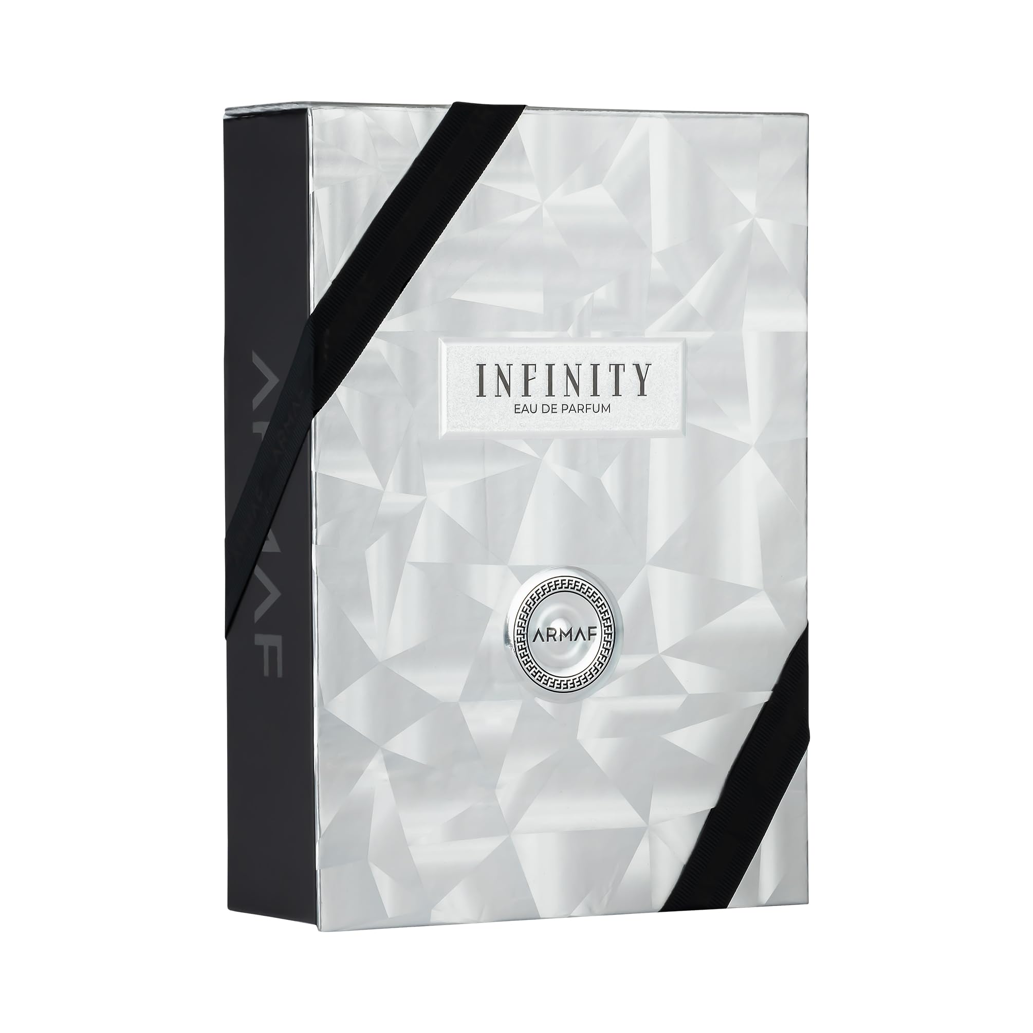 ARMAF Infinity Silver for Men Eau de Parfum, 105ml Spray, Silver-Themed Adult Masculine Fragrance - front view