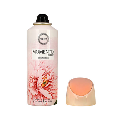 ARMAF Momento Fluer Women's Perfume Body Spray, 200ml, Floral Fragrance with Neroli, Jasmine & Vanilla - back view