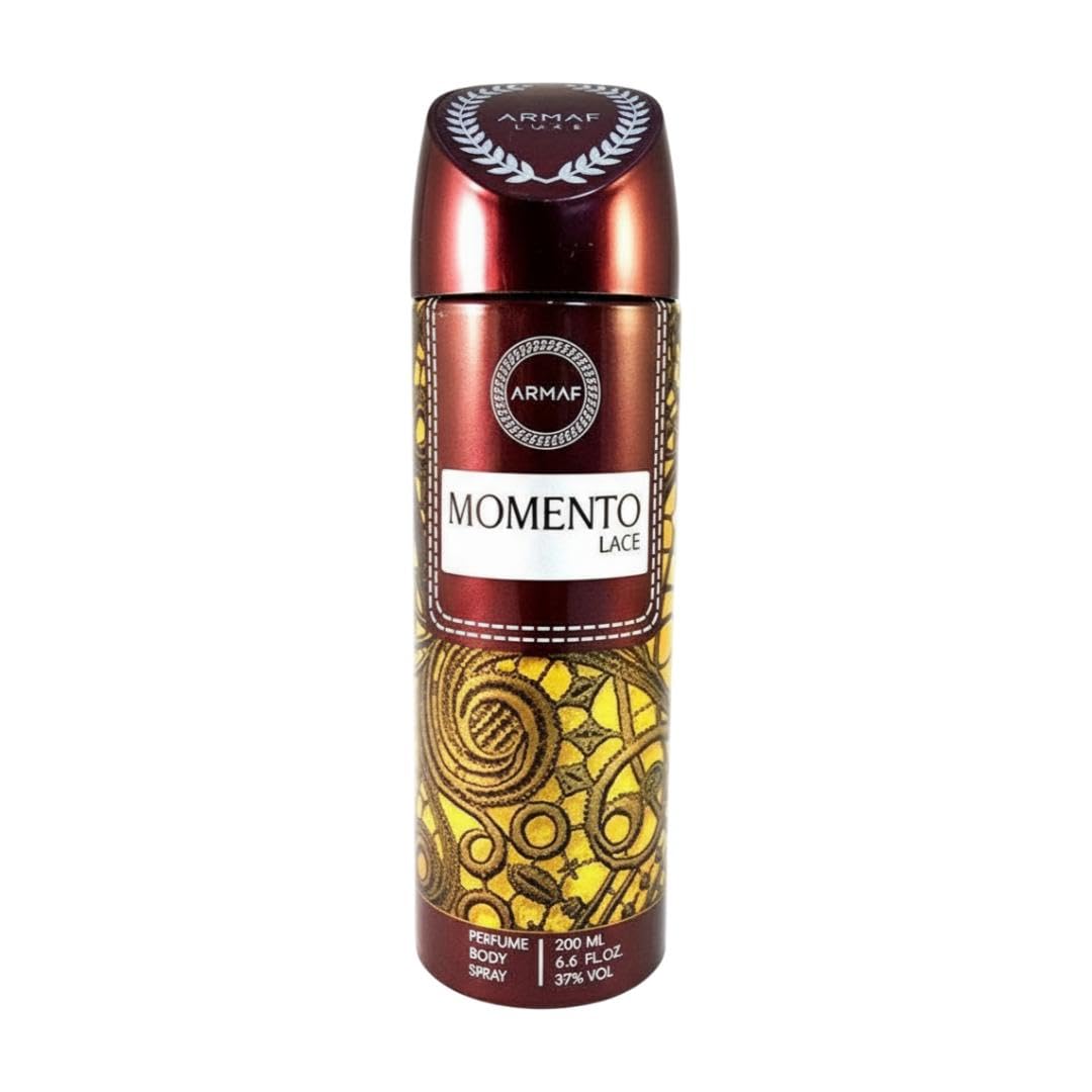 ARMAF Momento Lace Perfume Body Spray for Women, 200ml Floral Deodorant, Unisex