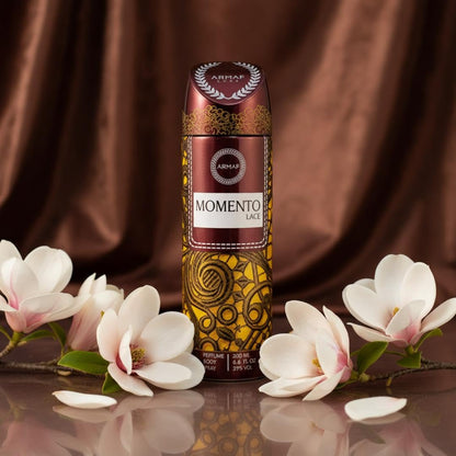 ARMAF Momento Lace Perfume Body Spray for Women, 200ml Floral Deodorant, Unisex - front view