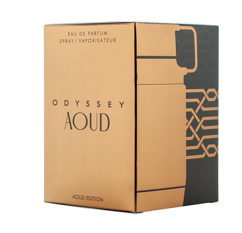 Armaf Odyssey Aoud Eau De Parfum 100ML For Men - Long-Lasting Fragrance, Everyday Use - back view
