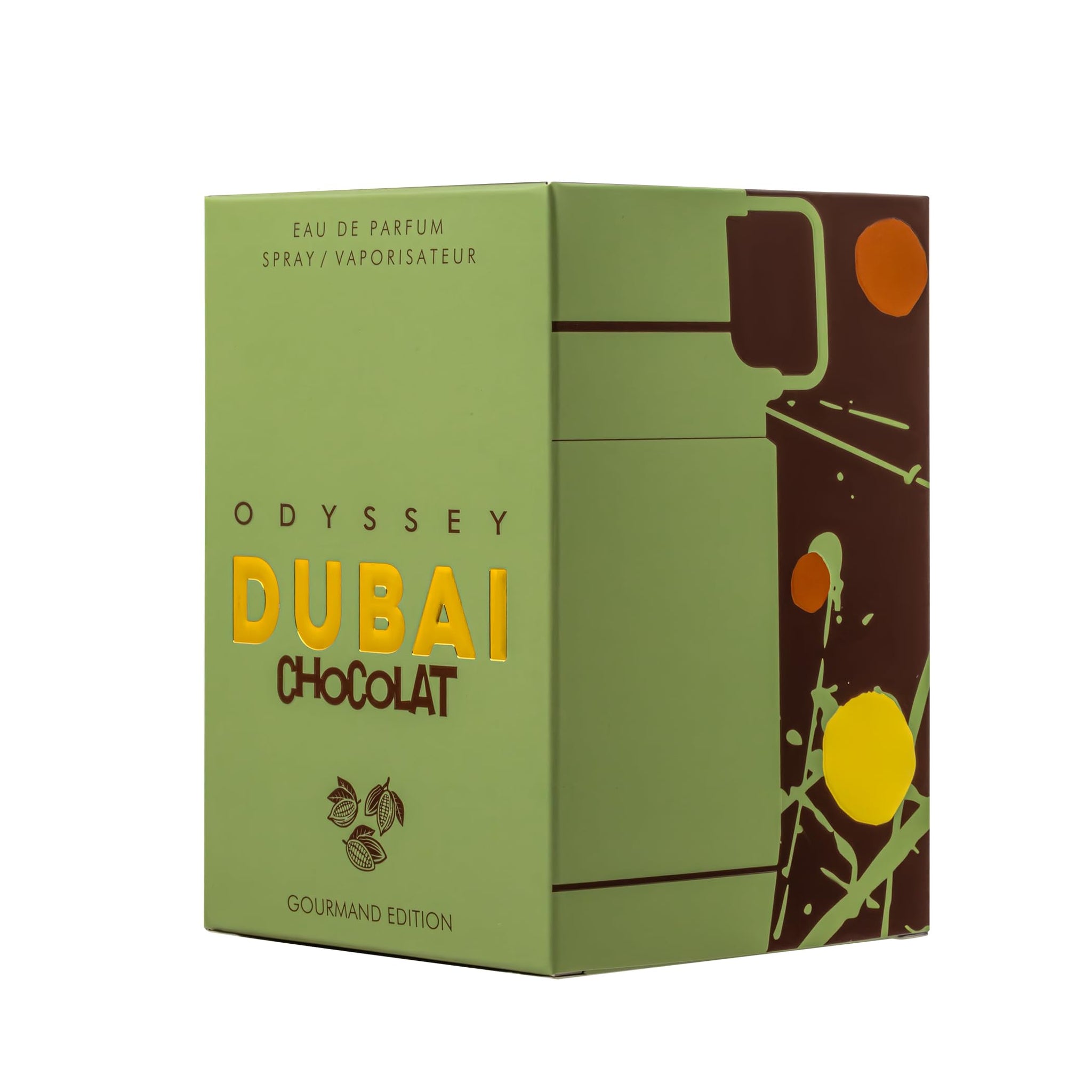 ARMAF Odyssey Dubai Chocolat Eau de Parfum, 100ml, Gourmand Oriental Vanilla Fragrance, Unisex - front view