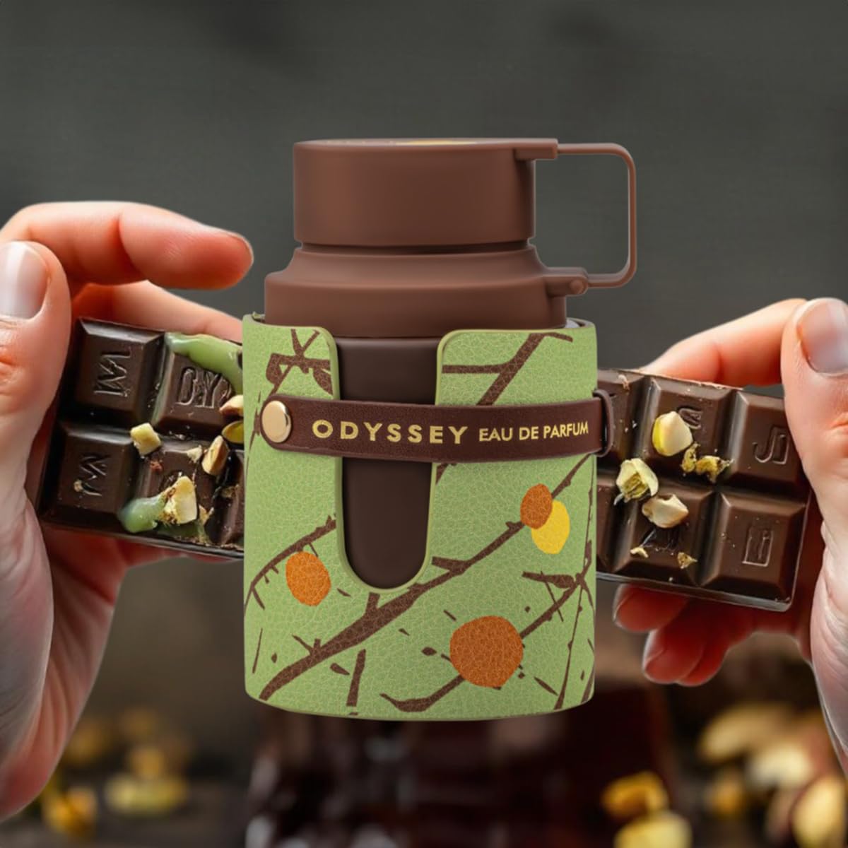 ARMAF Odyssey Dubai Chocolat Eau de Parfum, 100ml, Gourmand Oriental Vanilla Fragrance, Unisex - packaging