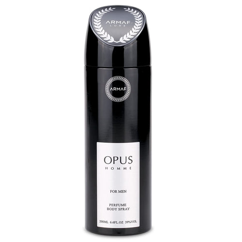 ARMAF Opus Perfume Body Spray for Men, Modern Fragrance, 249g Package, 1 Count, ESSENBEE ECOM