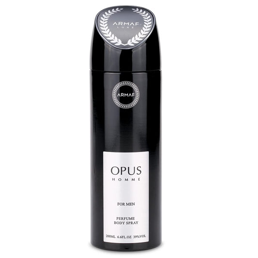 ARMAF Opus Perfume Body Spray for Men, Modern Fragrance, 249g Package, 1 Count, ESSENBEE ECOM