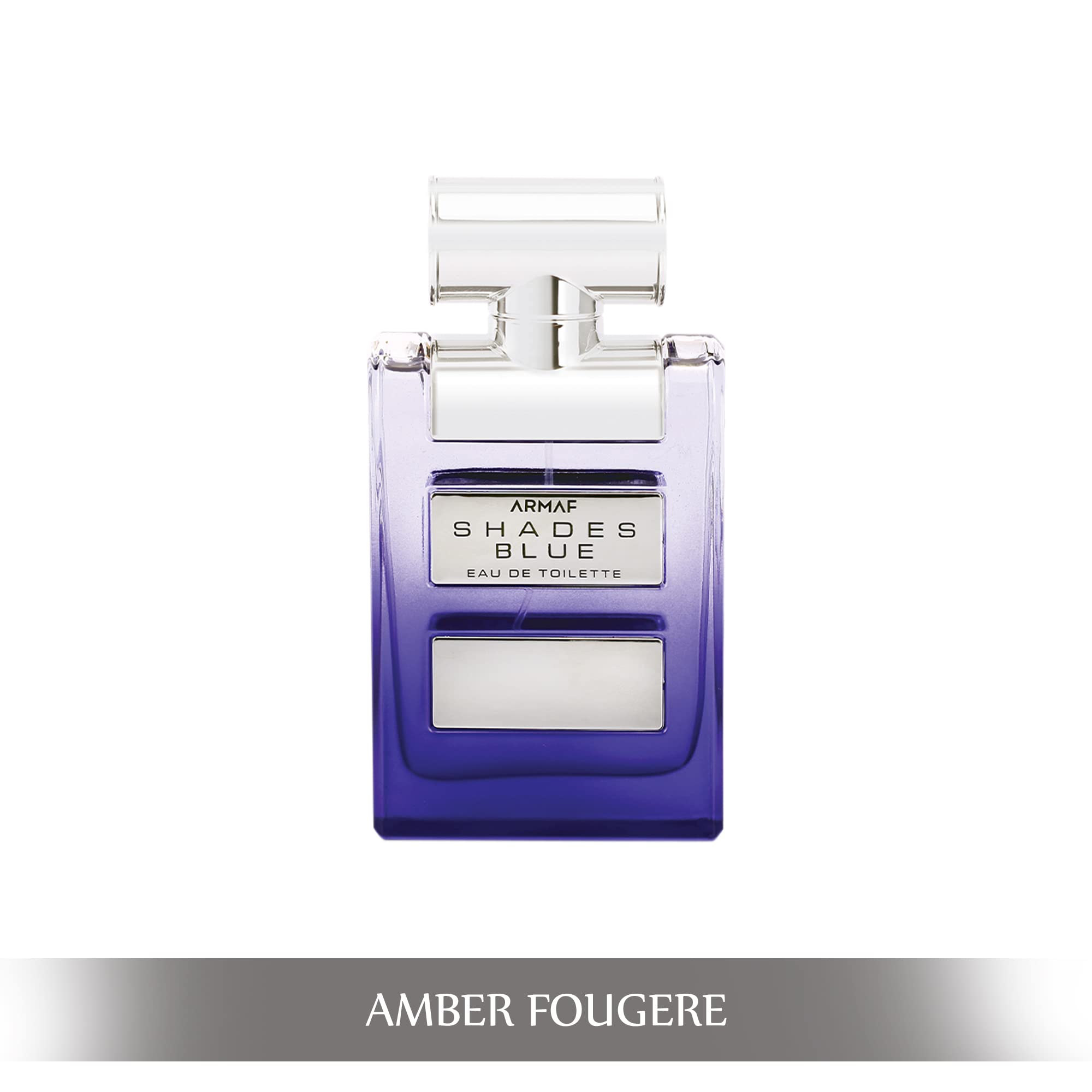 ARMAF SHADES BLUE Eau de Toilette for Men, 100ml, Bergamot Cardamom Lemon Grapefruit Notes, Sterling Perfumes - packaging
