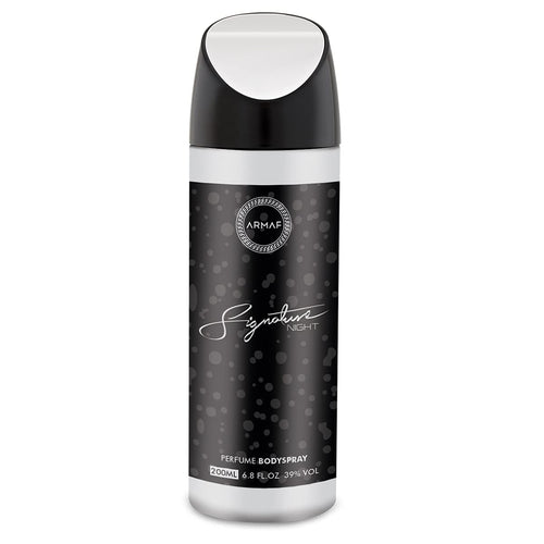 ARMAF Signature Night Deodorant Body Spray for Men, 200ml, Evening Fragrance