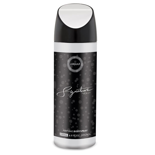 ARMAF Signature Night Deodorant Body Spray for Men, 200ml, Evening Fragrance