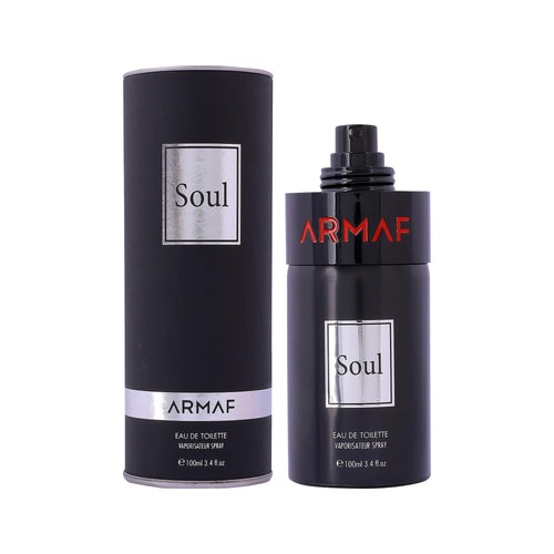 ARMAF Soul Eau de Toilette for Men, 100ml, Citrus Aromatic with Woody and Musky Notes, Aluminum Bottle