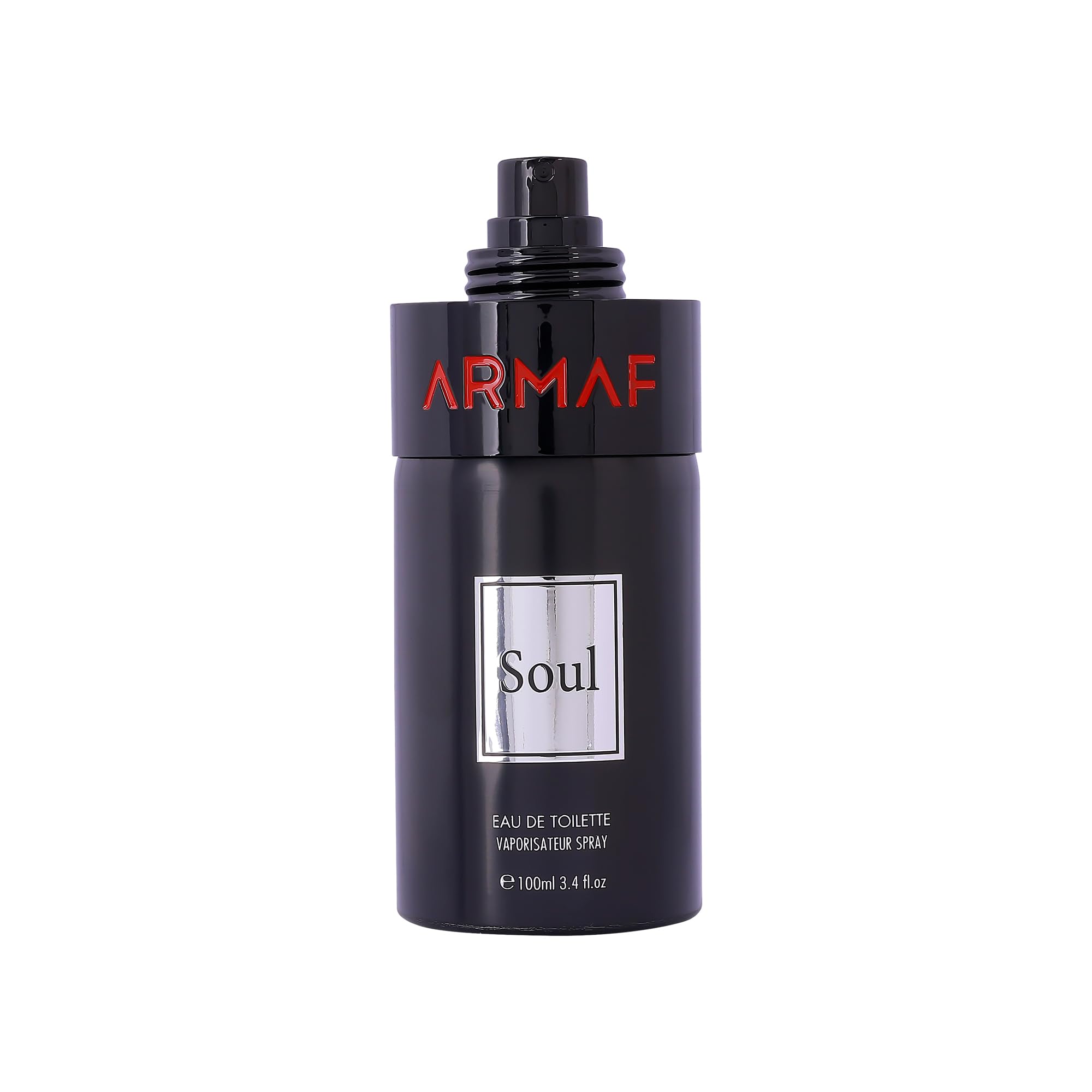 ARMAF Soul Eau de Toilette for Men, 100ml, Citrus Aromatic with Woody and Musky Notes, Aluminum Bottle - front view