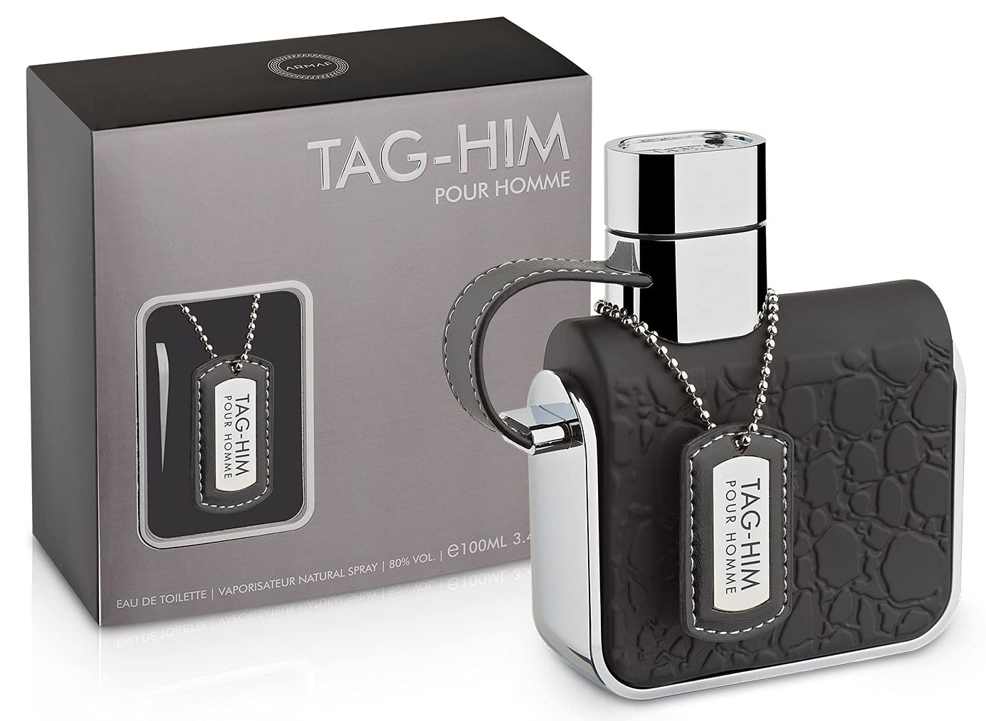 ARMAF Tag Him Eau de Toilette for Men, 100ml - Modern Aromatic Woody Fragrance Spray - back view